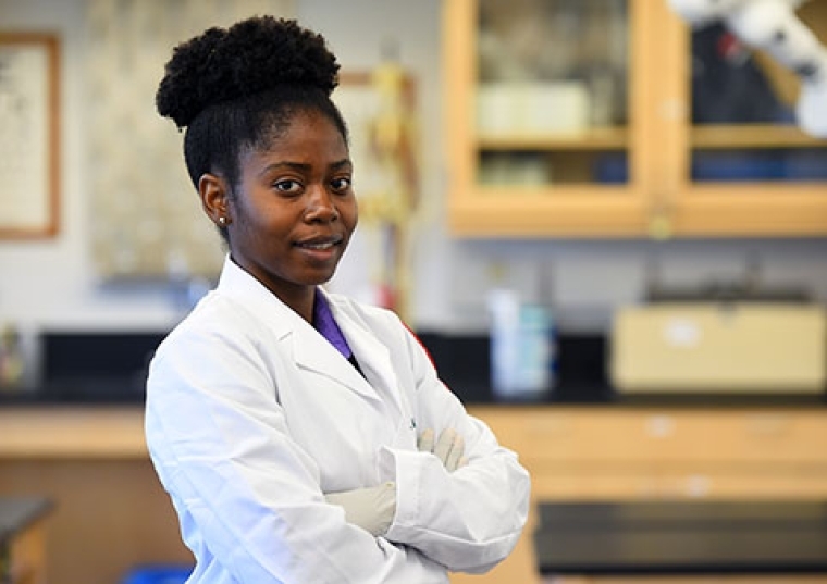 Shernae Scott in the classroom