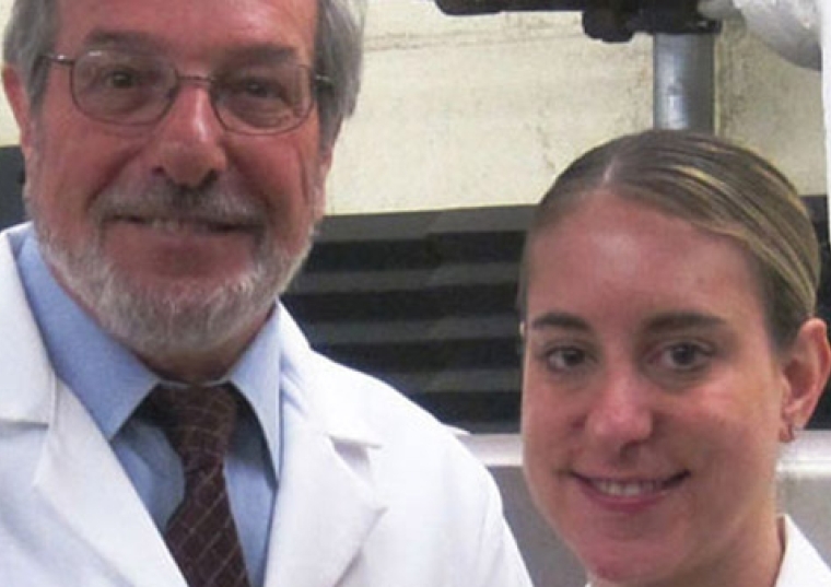 Jessica Placido and professor