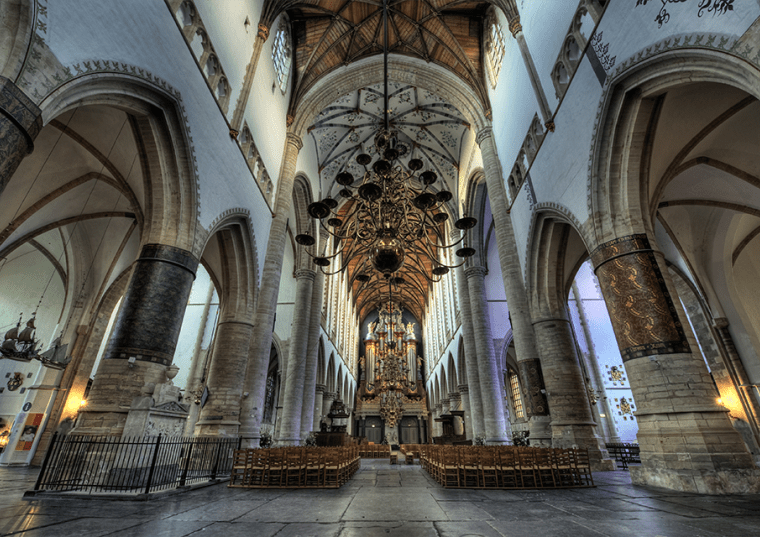 Interior of a cathedral