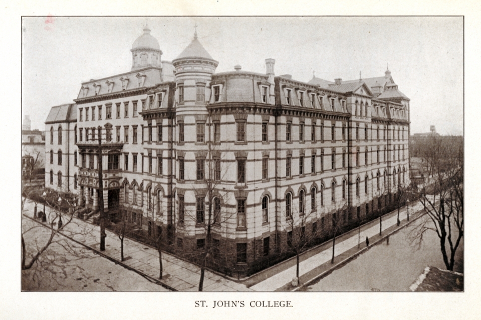 Seminary wing attached to St. John's College Hall