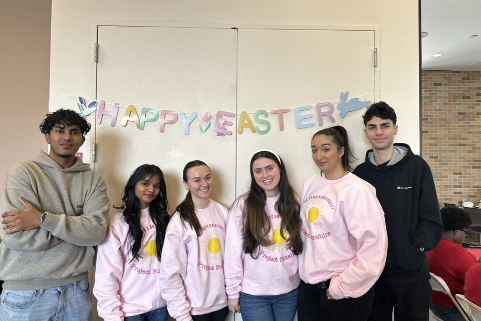 Students in a group