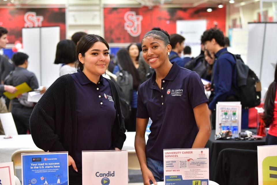 St. John's career services students