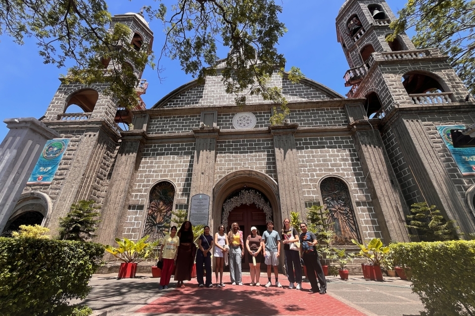 Student exploring abroad