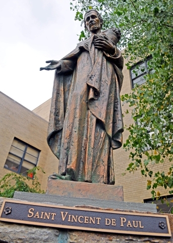 Saint Vincent de Paul Statue