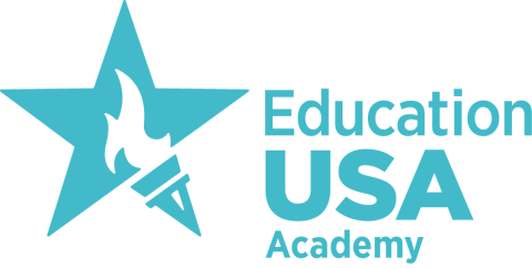 EdUSA Academy Logo horizontal Aqua