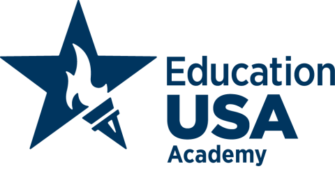 EducationUSA Academy Horizontal Blue
