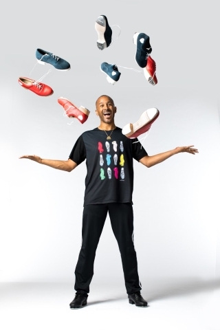 Aaron Tolson with Tap Shoes