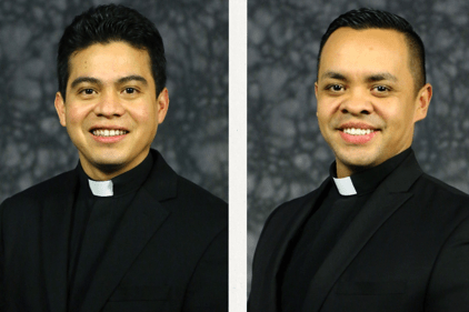 Fr sanchez and Fr diaz headshots