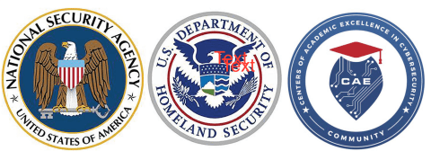 NSA, HLS, CAE logos