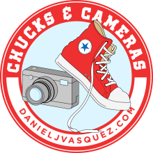 Chucks & Cameras - Daniel J. Vasquez logo