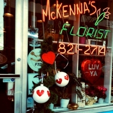 Storefront of McKenna's Florist