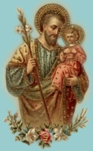 St. Joseph Holding A Baby