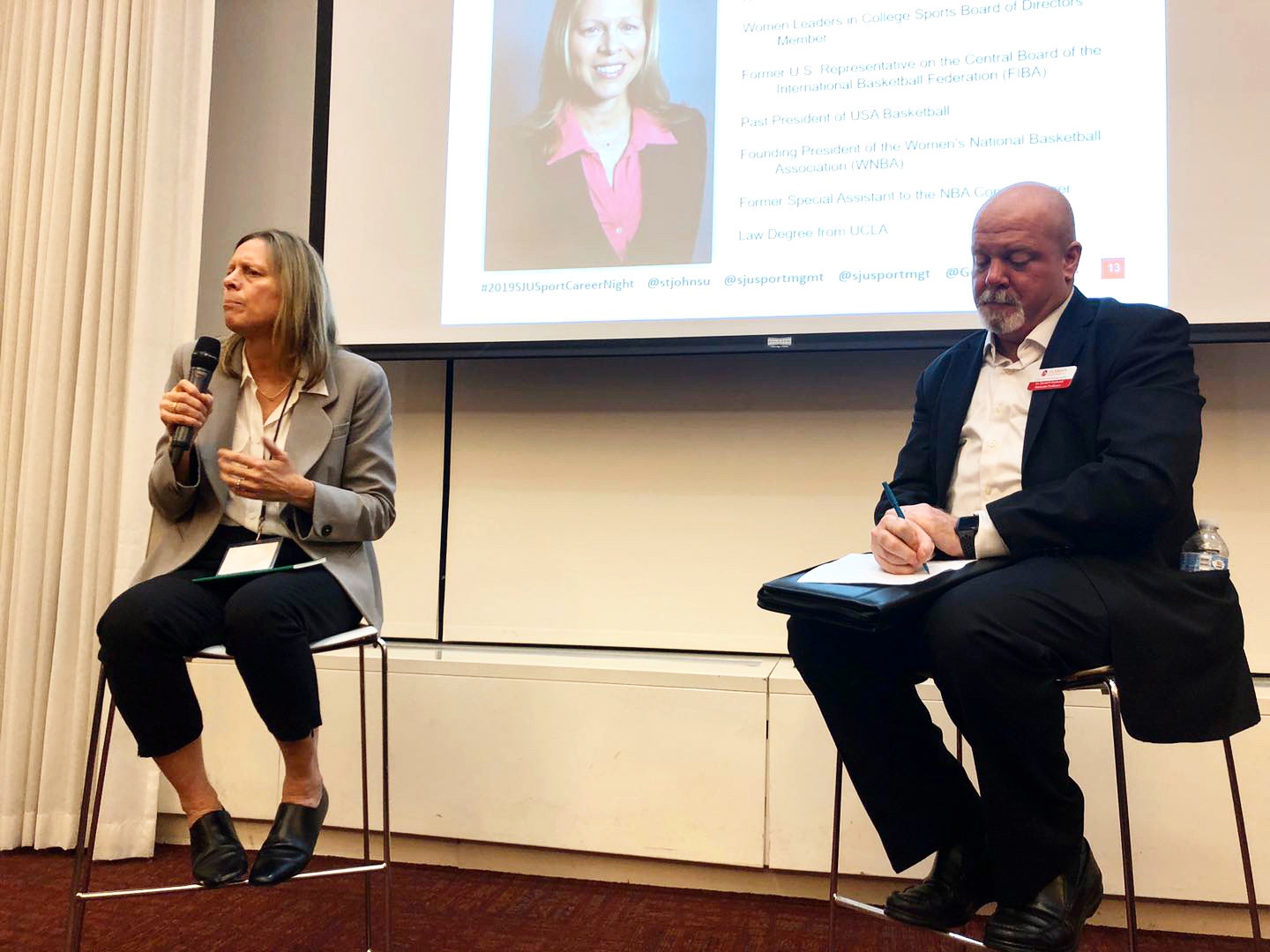 Sport Management Career Night Event Photo Credit:  Jiyue Zhang