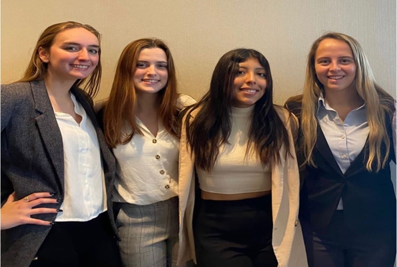 Hailey Pomara, Paige Kelly, Andrea Mendoza Chavez, Lia Ehlers Santos