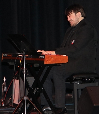 St. John's Jazz Band keyboard player