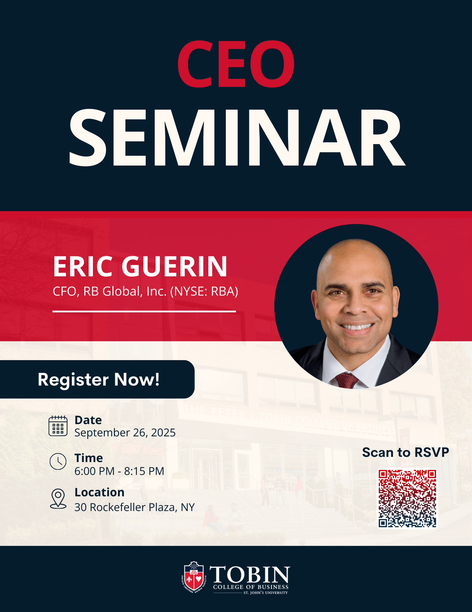 Ceo seminar flyer Eric Guerin