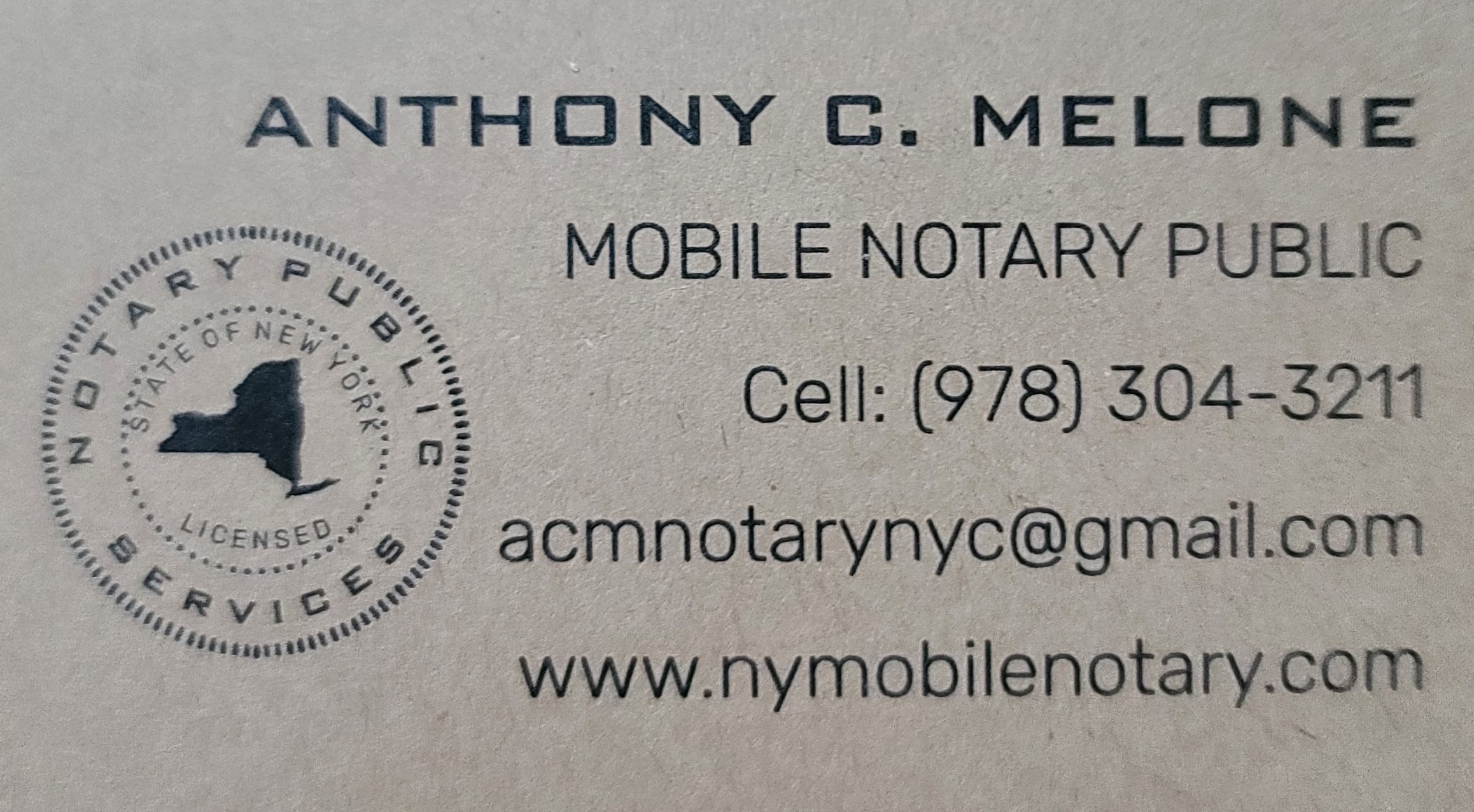 ACM Mobile Notary and Loan Signing Services Logo