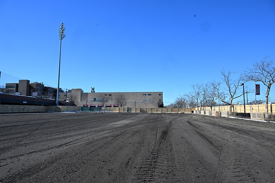 New Basketball Practice Facility Construction site