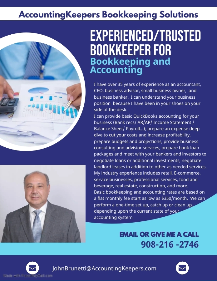 AccountingKeepers Bookkeeping Solutions / Brunetti Accounting and Consulting Logo
