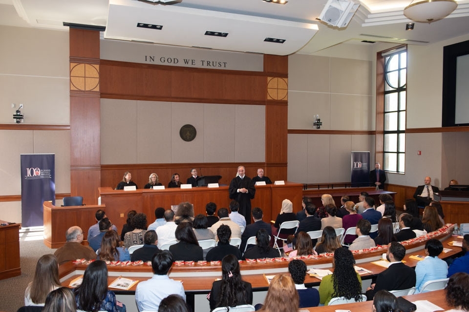 Naturalization Ceremony at St. John's 